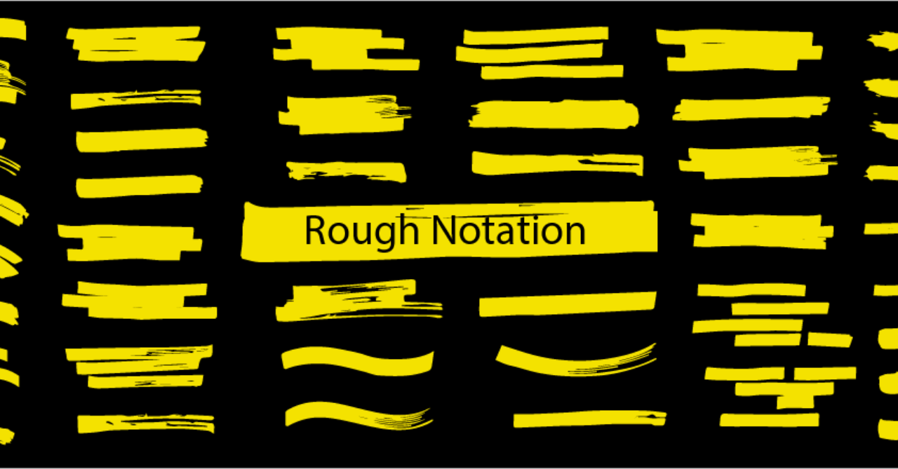Featured image of post 손글씨 쓰듯 웹 문서 강조하기 - Rough Notation